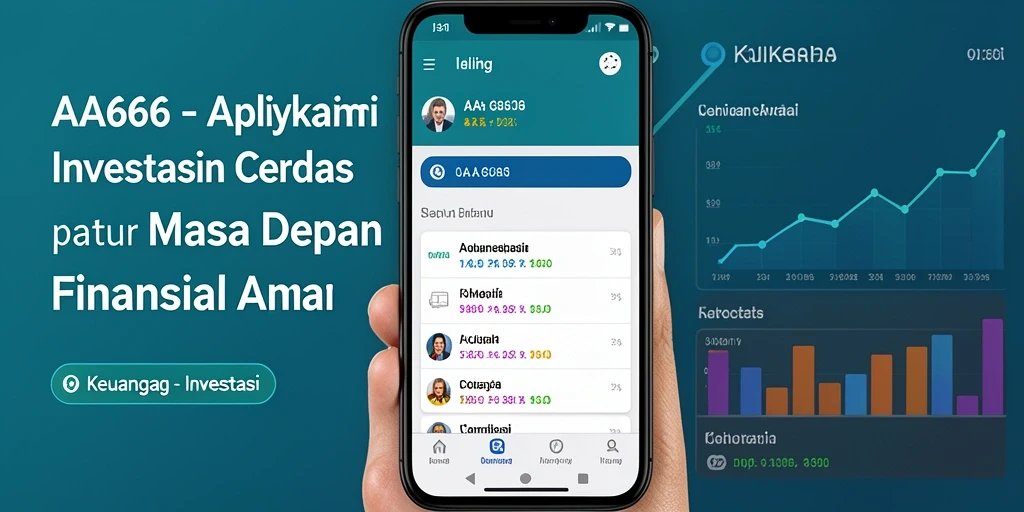 Screenshot aplikasi AA666 menunjukkan antarmuka investasi yang bersih dan informatif.