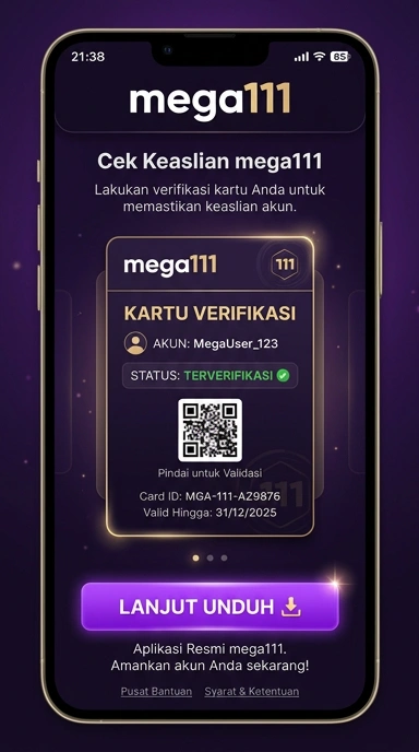 Tampilan kanal resmi mega111